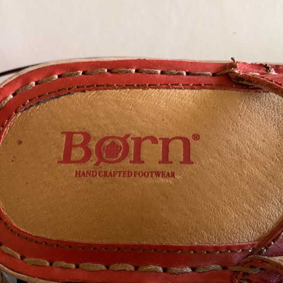Born hand crafted footwear sandals size 8 copper red - Picture 6 of 6